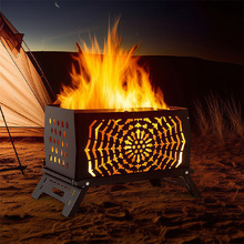Theodore 2-in-1 Portable Wood-Burning Fire Pit & Stove
